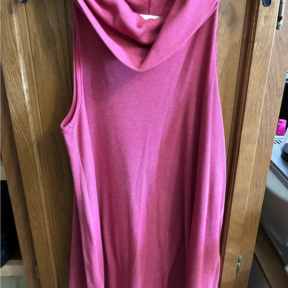 Altar'd State Vibrant Pink Ribbed Top